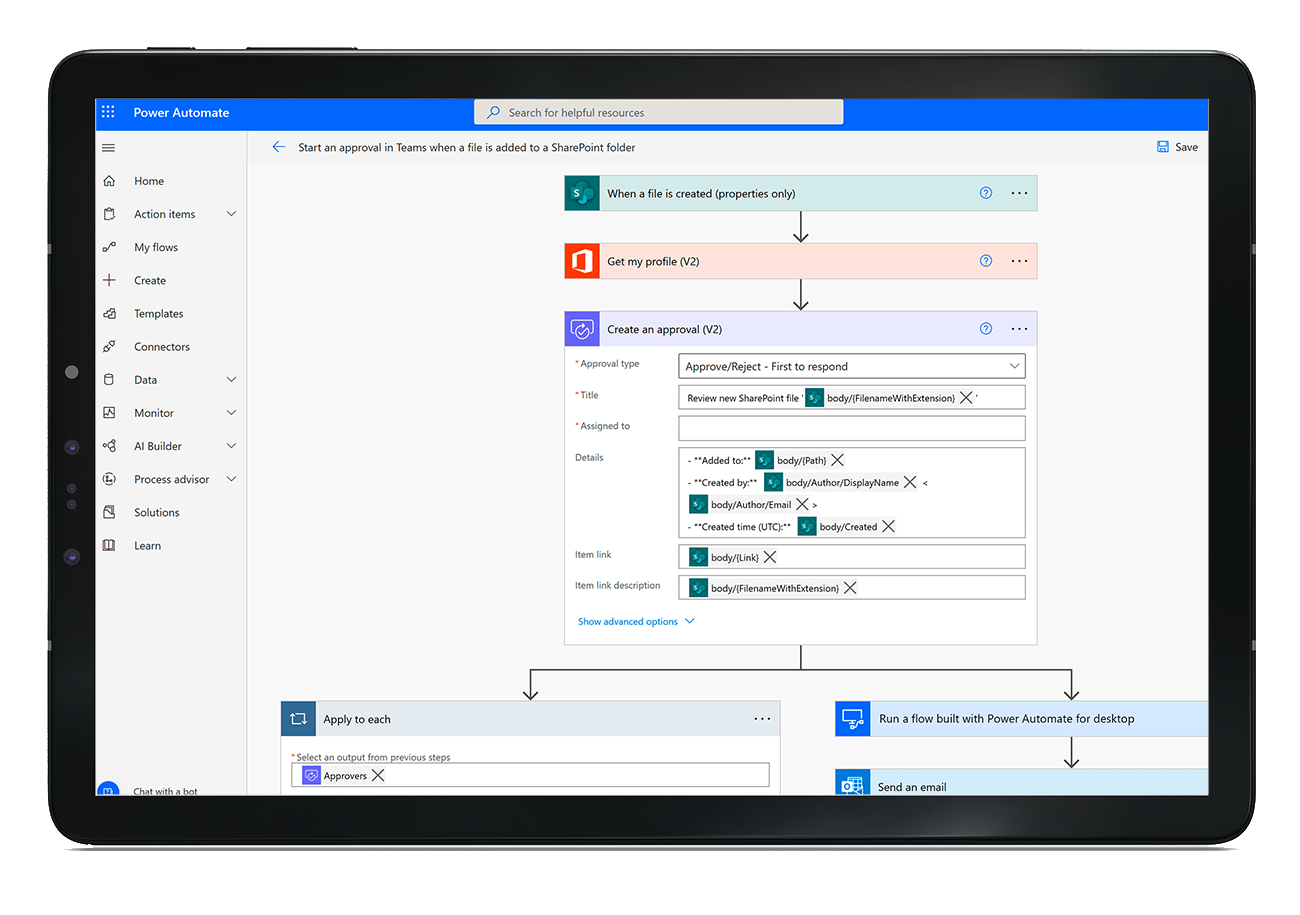 Power Automate Insert Date